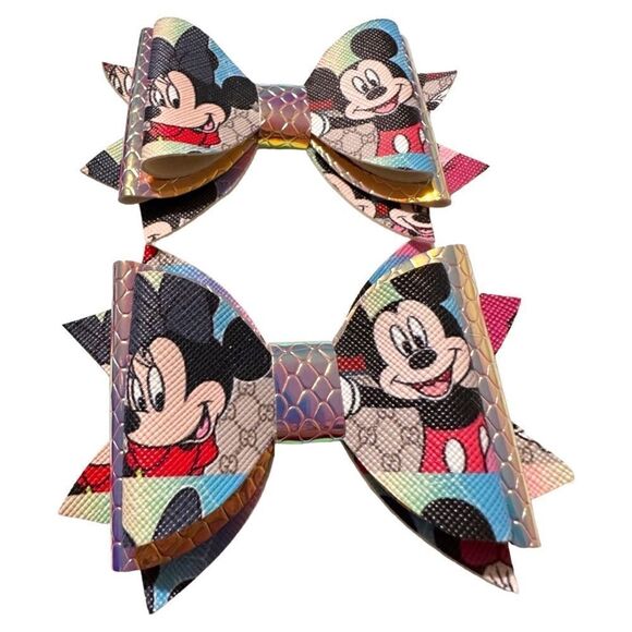 New Ineffable Mickey Mouse & Minnie 2pcs Hair
Accessories Hair/ spectacular bows - Picture 4 of 17